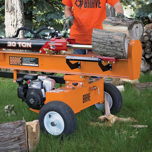 Brave Log Splitter: 30-Ton - Honda GC190 - Prime Yard Tools