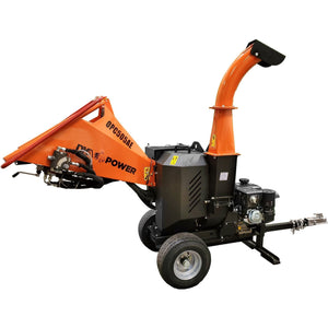 DK2 5-Inch Auto-Feed Electric Start Disk Chipper - Prime Yard Tools