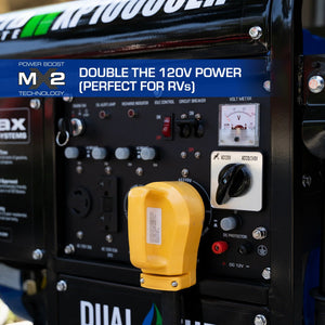 DuroMax 10,000 Watt Dual Fuel Portable Generator - Prime Yard Tools