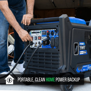 DuroMax 9,000 Watt Dual Fuel Portable Inverter Generator w/ CO Alert - Prime Yard Tools