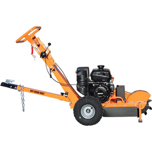 PowerKing 14HP Stump Grinder w/ Extra Teeth, Tow Bar and Electric Start - Prime Yard Tools