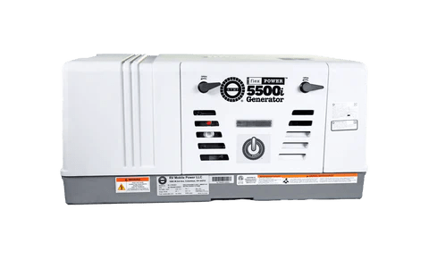 RVMP Flex Power 5500i: 5500 Watt Dual-Fuel Installed RV Generator - Prime Yard Tools