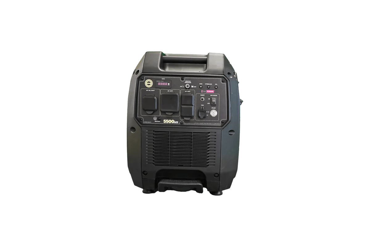 RVMP Flex Power 5500ies: 5500 Watt Silent Inverter Portable Generator - Prime Yard Tools